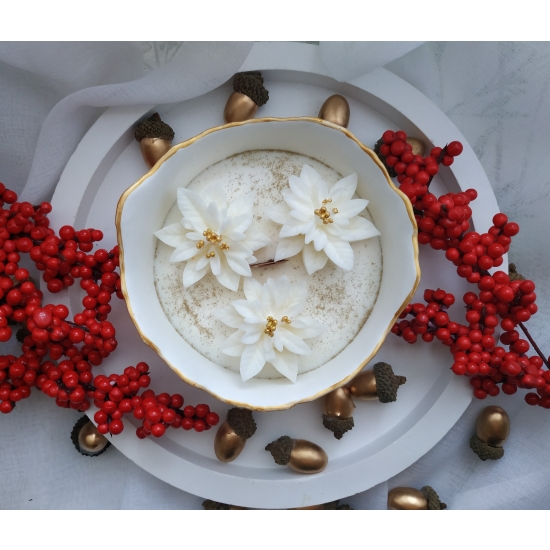 Świąteczna świeca sojowa